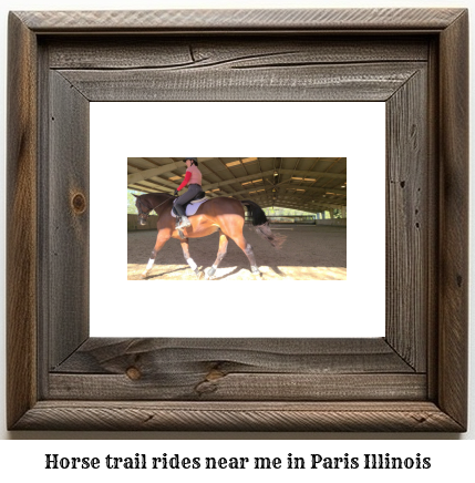 horse trail rides near me in Paris, Illinois